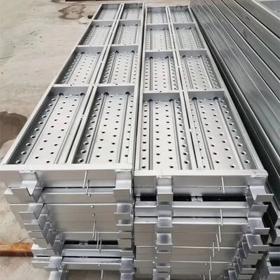 Customized Length Steel Scaffolding Plank Hot Dip Galvanized for Sturdy Construction Platforms