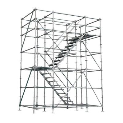 Building Ringlock System Scaffolding With Q235 Steel And Hot Dip Galvanized