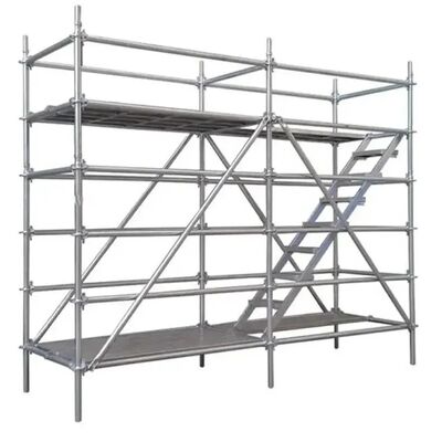 Q235 Steel Frame Scaffolding System With Heavy Duty Load Capacity