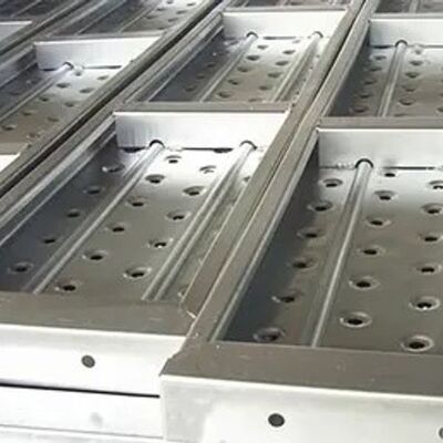 China Scaffolding System Planks Contruction Equipment Tools BS1139 210mm 240mm Metal Steel Board