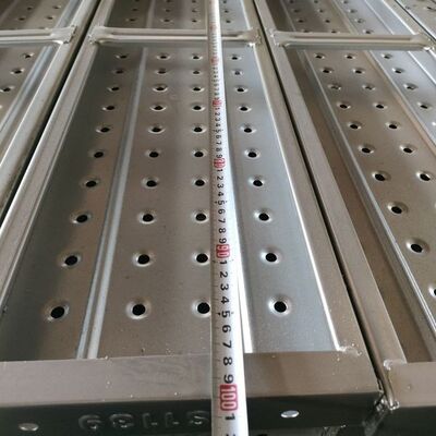 Construction Galvanized Scaffolding Boards Walking Platform Q195 Metal Deck Steel Plank