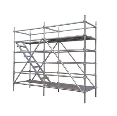 Construction Building Materials EU Standard Pole Scaffolding Round Ringlock