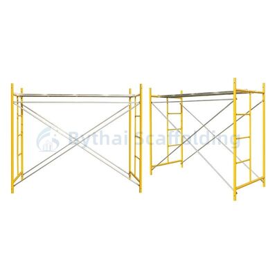Layher Scaffold System Q355 HDG Walk Thru Frame for High Rise Projects