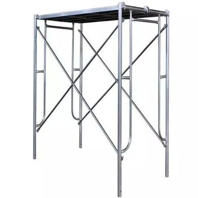 Q355 Steel Frame System Scaffolding 5'W x 6' 4"H Walk-Thru Style Yellow Powder Coated
