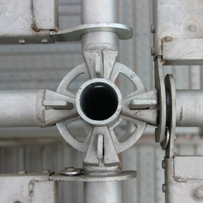 Ringlock Ledger Spacing Rosette Q355 Steel 3.0mm Hot-dipped Galvanized Rosette for Lightweight Construction