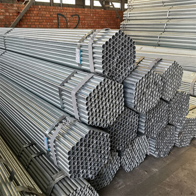 Galvanized Scaffolding Tube, Carbon Steel Round Scaffold Pipe, Hot‑Dip Galvanized Anti‑Corrosion Steel Tube For Construction Scaffold System