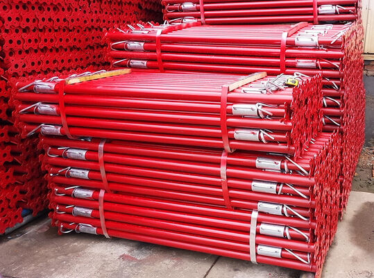 Adjustable Steel Props For Sale, Galvanized Heavy‑Duty Telescopic Steel Shoring Prop, Fast Delivery, Bulk Supply for Concrete Formwork Building Construction Projects