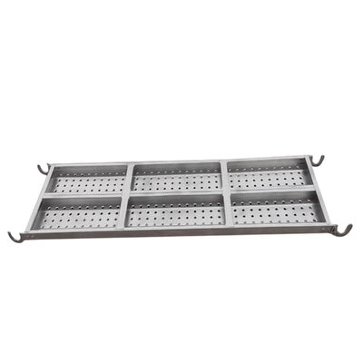 Scaffold Boards, Hot Dipped Galvanized Q235 Steel 250x50mm Anti‑slip Walk Decks for Construction Scaffold Working Platform BYTHAI