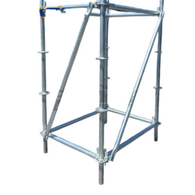 Ring Scaffolding Hot Dip Galvanized Q355 Steel Ringlock System 48.3mm Tube for Construction Facade Access and Working Platform BYTHAI