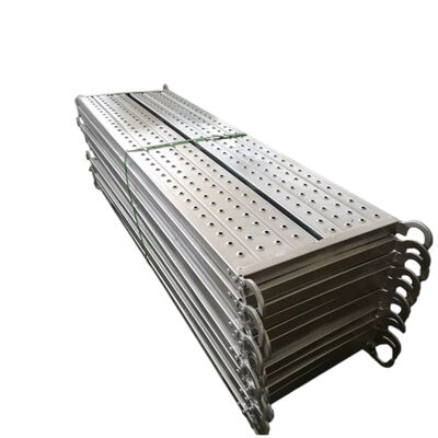 Staging Planks, 225mm Width, 3.0m Max Length, Anti-slip Punching Surface, Aluminum Alloy Staging Planks for Scaffold Working Platform BYTHAI