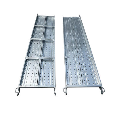 long aluminum scaffold plank high strength aluminum alloy anti-slip walk surface reinforced rib for scaffolding platforms and construction site pedestrian access BYTHAI