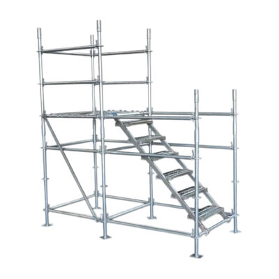 ringlock steel deck Q235 hot dip galvanized steel anti-slip heavy load for ringlock scaffolding platforms and construction working decks BYTHAI