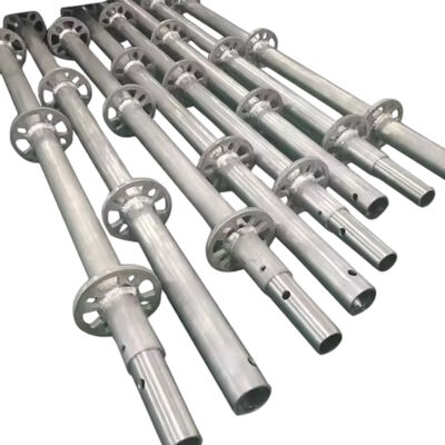 ringlock scaffolding system Q235 hot dip galvanized steel reinforced modular structure for high-rise construction support and facade maintenance works BYTHAI
