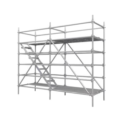 modular ringlock scaffolding Q235 hot dip galvanized steel heavy duty structure for building construction support and industrial site working platforms BYTHAI