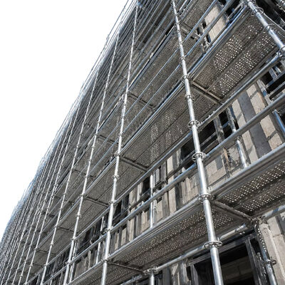ringlock scaffolding high strength galvanized corrosion resistant steel for industrial building maintenance and outdoor construction support BYTHAI