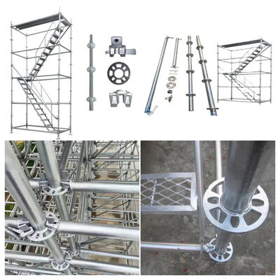 Heavy-Duty Ringlock Scaffolding System Standard Ledger Cross Brace