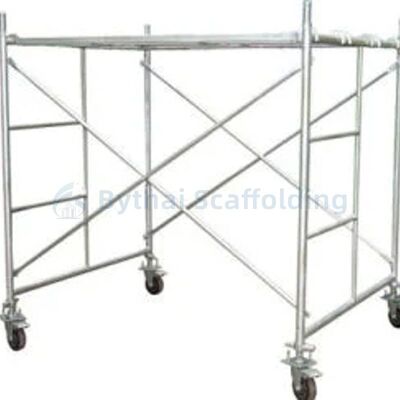 Pre-galvanized Scaffold Walk Thru Frame Components For High Rise Construction