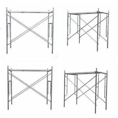 5" x 6' 4" Frame Scaffolding S-Style Walk Through Style Red Powder Coated Q355 Steel