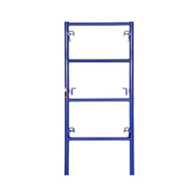 Orange Pre-Galvanized Q235 Steel Frame Scaffolding 3′ X 6′ High Stability Lightweight Ladder Style for Construction