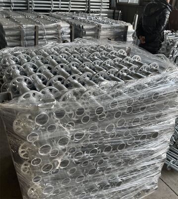 Durable 2.75mm Thick Q355 48.3mm Hot Dipped Galvanized Ringlock Scaffolding