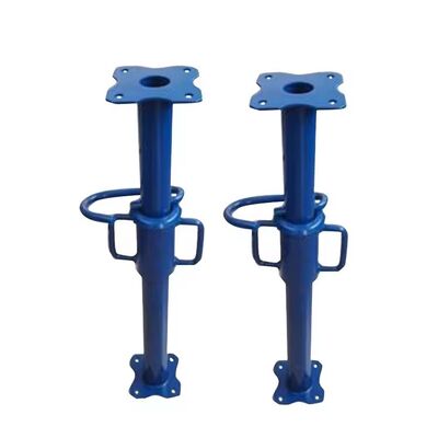 Adjustable Acrow Prop, Blue Painted Heavy‑Duty Telescopic Steel Shoring Prop, Various Sizes for Concrete Formwork Building Construction Support