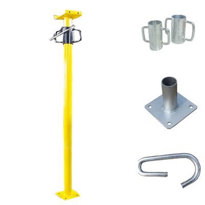 Steel Props, Galvanized Heavy‑Duty Adjustable Telescopic Shoring Props, Multiple Sizes for Concrete Formwork Building Slab Construction Support