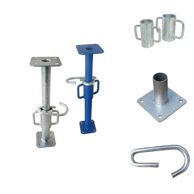 Steel Props, Galvanized Heavy‑Duty Adjustable Telescopic Shoring Props, Multiple Sizes for Concrete Formwork Building Slab Construction Support