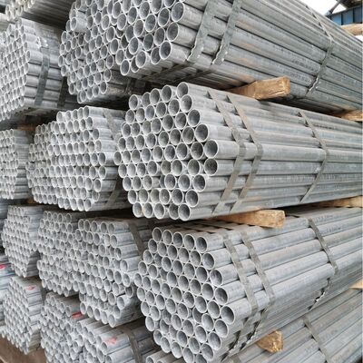 Scaffolding Pipe Hot Dip Galvanized Welded Steel Tube For Building Construction Scaffold Frame Assembly