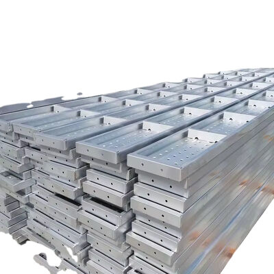 Scaffold Boards, Hot Dipped Galvanized Q235 Steel 250x50mm Anti‑slip Walk Decks for Construction Scaffold Working Platform BYTHAI
