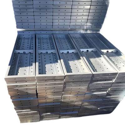 Scaffold Boards, Hot Dipped Galvanized Q235 Steel 250x50mm Anti‑slip Walk Decks for Construction Scaffold Working Platform BYTHAI