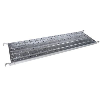 Aluminum Walk Boards, Heavy‑Duty Alloy Scaffold Decks for Ringlock Scaffolding Commercial and Industrial Construction Sites BYTHAI