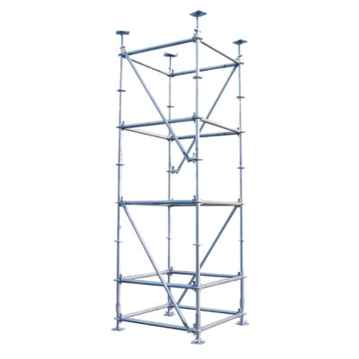 Modular System Scaffolding Hot Dip Galvanized Q235 Steel Ringlock Scaffold 48.3mm Tube for Construction Facade Access Working Platform BYTHAI