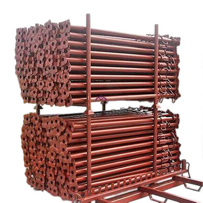 Steel Acrow Props, Hot‑dip Galvanized Height Adjustable Steel Acrow Props for Concrete Formwork Construction Load Support BYTHAI