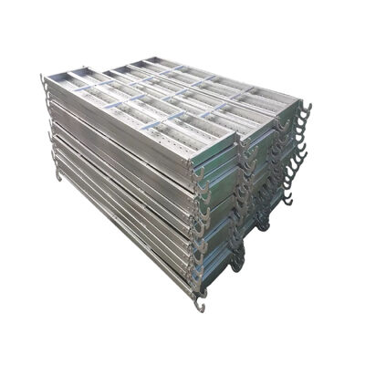Aluminum Extension Plank, 20 Inch Width, Adjustable Length, Anti-slip Punch Surface, Lightweight Aluminum Extension Plank for Scaffold Working Platform BYTHAI