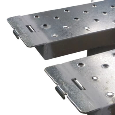 OSHA Scaffold Planks, 225mm Width, 3m Standard Length, Anti-slip Punch Surface, Alloy OSHA Scaffold Planks for Construction Working Platform BYTHAI
