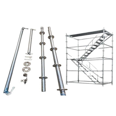 rolling scaffolds powder coated 2.0m height wheeled scaffolding with lockable casters for construction work BYTHAI