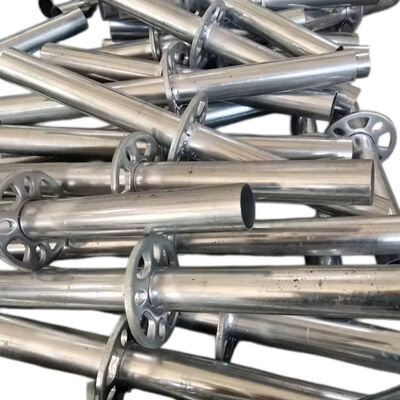 the ring ladder galvanized steel 7 rungs ringlock scaffold ladder for high rise building construction BYTHAI