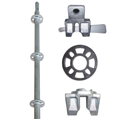 5x5 scaffolding hot dip galvanized steel 1.5m bay width ringlock type heavy load scaffolding for high-rise construction BYTHAI