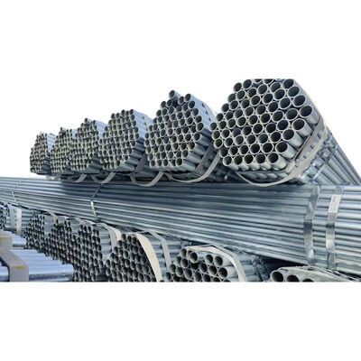 scaffold tubes Q235 hot dip galvanized 48.3mm outer diameter 3.2mm wall thickness 1‑6m customizable cut length for high‑rise building exterior scaffold erection BYTHAI