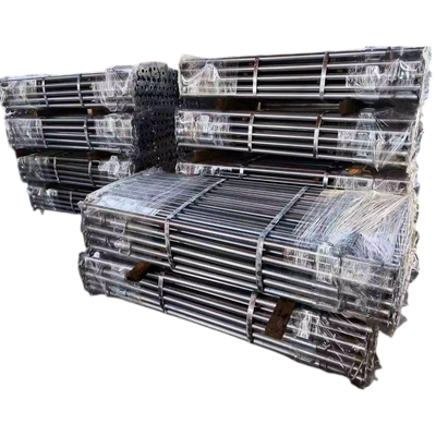 head telescopic steel prop Q235 hot dip galvanized 60.3mm outer diameter 3.0mm wall thickness 2.0-3.6m adjustable height for concrete slab formwork support BYTHAI