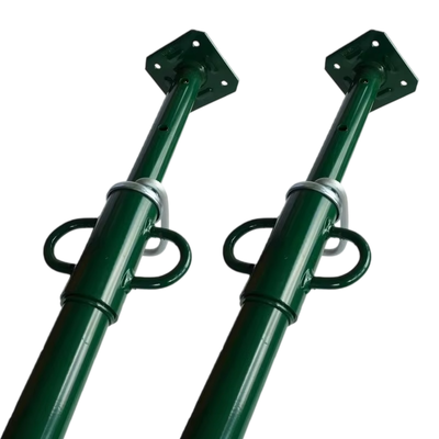 telescopic support props Q235 hot dip galvanized heavy duty thick wall steel structure for concrete formwork support and building construction shoring engineering projects BYTHAI