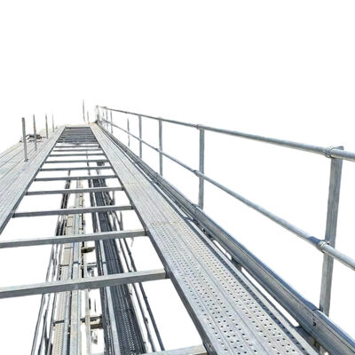 scaffold decks Q235 hot dip galvanized steel anti-slip surface heavy load bearing for building construction platforms and scaffolding working surfaces BYTHAI