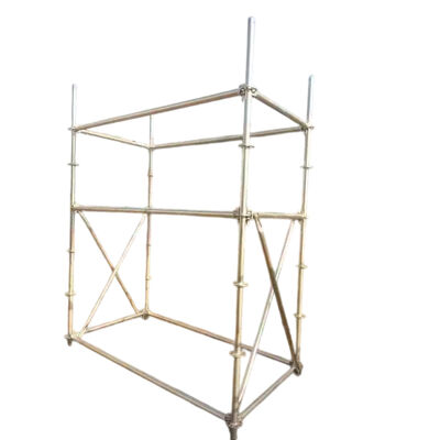 ringlock scaffold system Q235 hot dip galvanized steel modular structure for building construction support and temporary working platforms BYTHAI