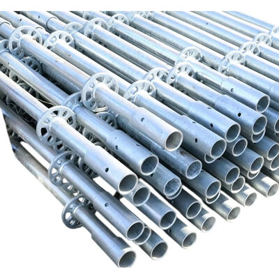 ringlock scaffolding high strength galvanized corrosion resistant steel for industrial building maintenance and outdoor construction support BYTHAI