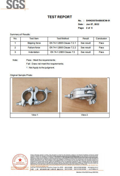 China Bythai Scaffolding Co.,Ltd certification